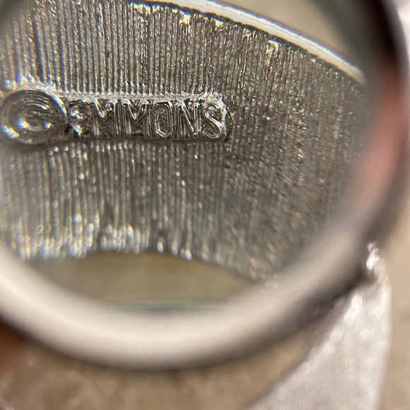 Vintage Emmons silver flower brooch 2” - Picture 3 of 12